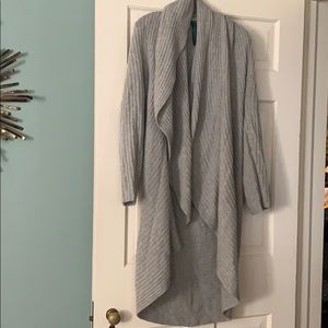 Ralph Lauren gray cocoon sweater cardigan